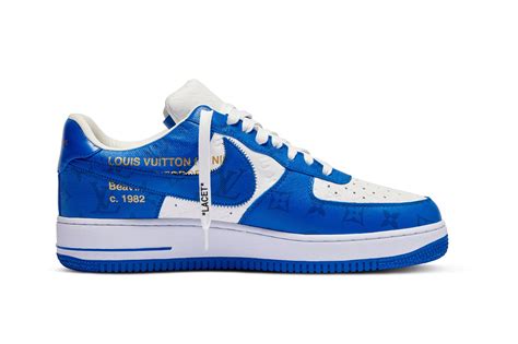 nike air louis vuitton blue|Louis Vuitton force 1.